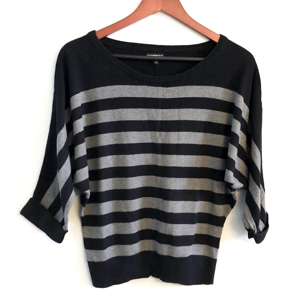 Express striped sweater size XS